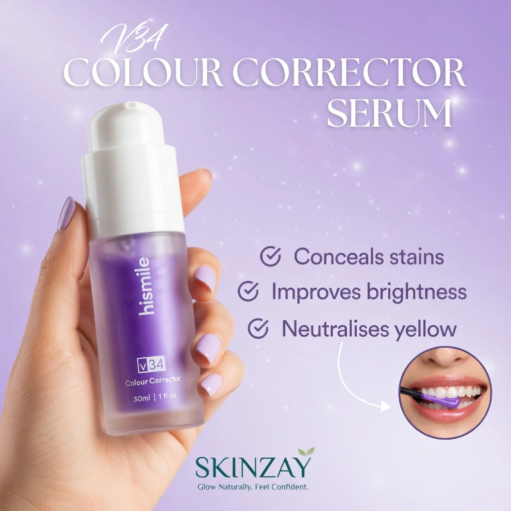 Instant Teeth Whitening Serum – Removes Yellow Tones in Seconds